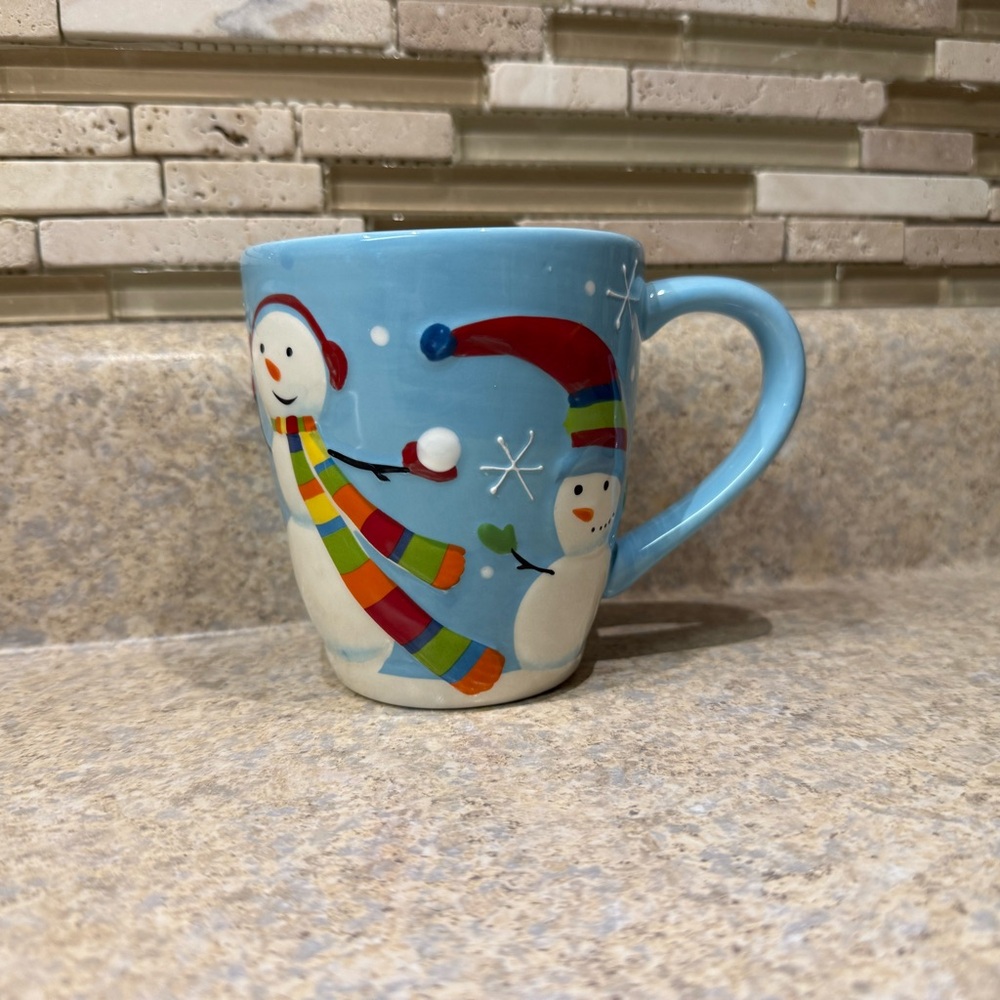 St Nicholas Square Festive Snowman Mug